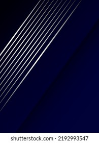 Gradiente de color azul oscuro abstracto moderno más líneas de gradiente blanco fondo de vector de negocio
