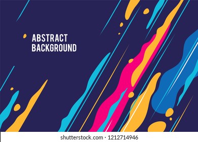 Trendy abstract design, colored dynamic background. Applicable for placards, brochures, posters, covers and banners. Vector illustration.