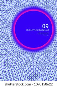 Trendy abstract design template with bright color vibrant gradient shapes. Applicable for covers, placards, posters, flyers, presentations and banners. Vector illustration. Eps10
