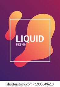 trendy abstract design templates with fluid and liquid shapes. Bright geometric mesh gradient elements. Applicable for banners, covers, logos, social posts, presentations. Vector illustration. Eps10