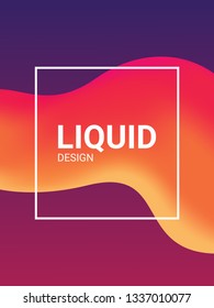 trendy abstract design templates with fluid and liquid shapes. Bright geometric mesh gradient elements. Applicable for banners, covers, logos, social posts, presentations. Vector illustration. Eps10