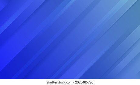Trendy Abstract Diagonal Stripes Gradient Blue Background. Can Be Used For Banner, Frame, Wallpaper, Cover Or Frame