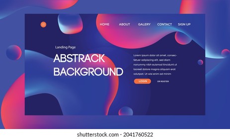 trendy abstract dynamic background, used for landing page. posters, social media, flyers, etc. vector eps 10