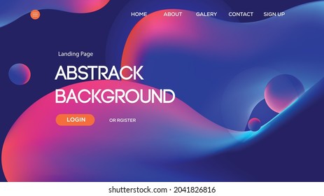 trendy abstract dynamic background, used for landing page. posters, social media, flyers, etc. vector eps 10