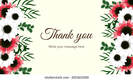 Trendy abstract floral art template with flowers, leaves, vines. nature element for web, banners, posters, social media, apps, design, internet ads, invitations. Vector Illustration background.