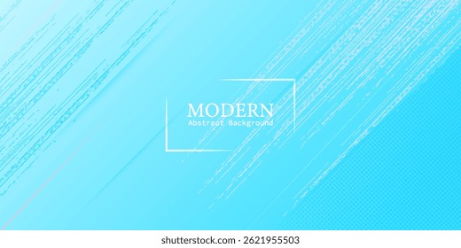 Trendy abstract fluid geometric background, blue color pastel, futuristic vector shapes with grunge halftone
