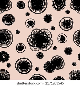 Diseño de volante abstracto moderno con elementos gráficos redondeados para el diseño de la decoración.