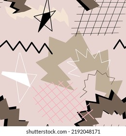 Trendy abstract geometric background for wallpaper design.