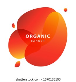 Trendy abstract geometric banner. Design template for logo, flyer or presentation. Modern style vector illustration