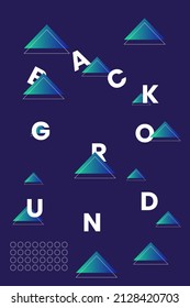 Trendy Abstrakter grafischer Design-Hintergrund für Banner, Poster, Cover, Einladungen, Plakate, Broschüren, Kopfzeilen