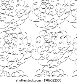 Trendy abstract line seamless pattern, great design for any purposes. Wallpaper, wrapping paper. Geometric texture background. Modern vector illustration.