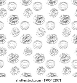 Trendy abstract line seamless pattern, great design for any purposes. Wallpaper, wrapping paper. Geometric texture background. Modern vector 