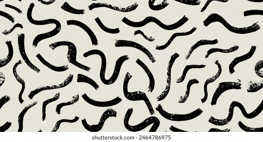 Trendy abstract lines pattern. Modern vector template for design.
