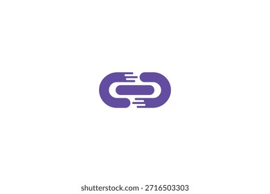 Plantilla Abstractas de moda del logotipo del Enlace y de la conexión en el fondo blanco
