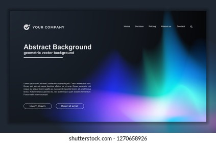 Trendy abstract liquid background for your landing page design. Minimal background for for website designs.