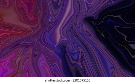 trendy abstract liquid colorful painting background design with wavy effect