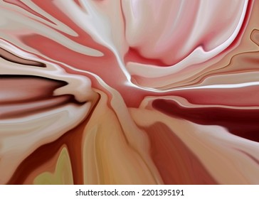 trendy abstract liquid colorful painting background design with wavy effect
