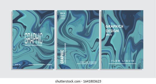 Trendy abstract liquid element. Colorfulbackground, flowing liquid,water splash.dynamical colored . Modern design for logo, label, advertising banners,bubble blue 