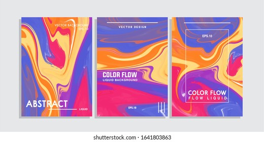 Trendy abstract liquid element. Colorfulbackground, flowing liquid,water splash.dynamical colored . Modern design for logo, label, advertising banners,bubble blue 