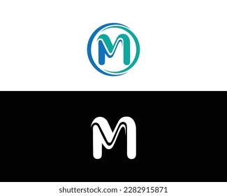 Modelo De Diseño De Icono De Logotipo Inicial M Y MM De Diseño De Vector Premium.