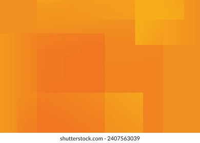 Trendy abstract minimal geometric blurred background. Smooth vector illustration for template, posters, card, banner. Orange elements with fluid dynamic gradient.