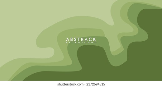 trendy abstract nature green backgrounds on pastel color suitable for banner, poster, flyer, social media post or stories, template, cover, etc. modern organic shapes with copy space text.