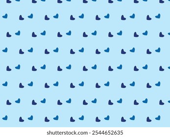 Trendy abstract pattern minimalist and elegant. Fashionable template for light blue theme design with simple love shape