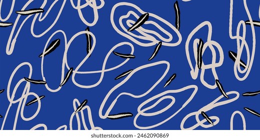 Trendy abstract pattern. Modern vector template for design.
