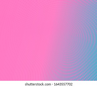 Trendy abstract pattern with pink halftone backgro