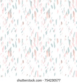 Trendy abstract pattern in terrazzo style. Brush confetti background. Pastel colors with gold. Wedding, fabric, wallpaper, party  invitation, wrapping, birthday, anniversary, etc. Vector