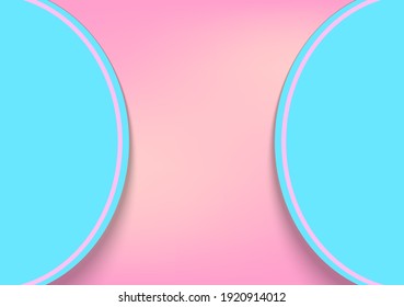 color rosa y azul claro abstracto de moda, diseño único, color pastel, ajuste a la plantilla de diseño, fondo, diseño de portada, etc.