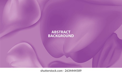 Trendy Abstract Purple Background with Fluid Forms