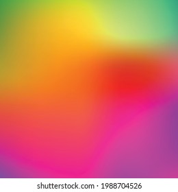 Trendy abstract rainbow blurred background. Smooth watercolor vector illustration for web, template, posters, card, banner. Pastel colors gradient mesh pattern.