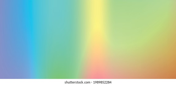 Trendy abstract rainbow blurred background. Smooth watercolor vector illustration for web, template, posters, card, banner. Pastel colors gradient mesh pattern.