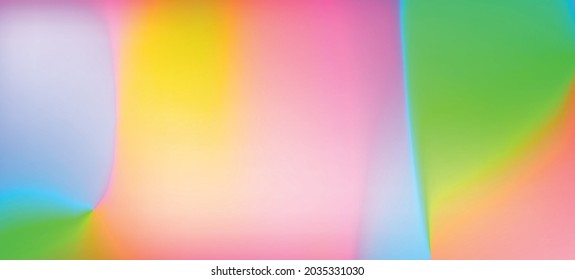 Trendy abstract rainbow blurred background. Smooth watercolor vector illustration for web, template, posters, card, banner. Pastel colors gradient mesh pattern.