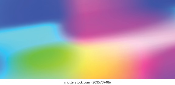 Trendy abstract rainbow blurred background. Smooth watercolor vector illustration for web, template, posters, card, banner. Pastel colors gradient mesh pattern.
