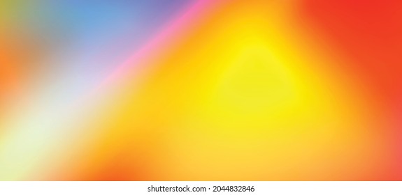 El fondo del arco iris abstracto de moda se desdibujó. Ilustración vectorial de acuarela suave para web, plantilla, afiches, tarjeta, banner. Patrón de malla gradiente de colores pasteles.