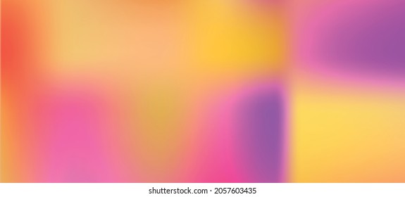 Trendy abstract rainbow blurred background. Smooth watercolor vector illustration for web, template, posters, card, banner. Pastel colors gradient mesh pattern.