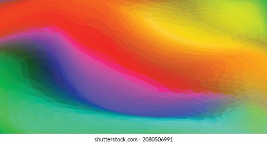 Trendy abstrakter Regenbogen unscharfer Hintergrund. Sanfte Aquarellfarben, Vektorgrafik für Web, Vorlage, Poster, Karte, Banner. Pastellfarben Farbverlauf-Maschenmuster.