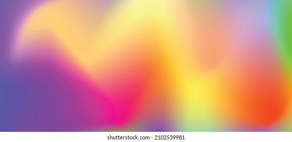 Trendy abstract rainbow blurred background. Smooth watercolor vector illustration for web, template, posters, card, banner. Pastel colors gradient mesh pattern.