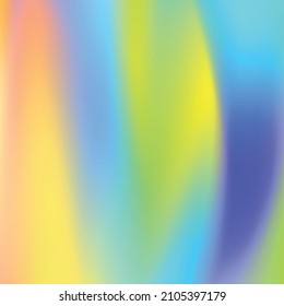 Trendy abstrakter Regenbogen unscharfer Hintergrund. Sanfte Aquarellfarben, Vektorgrafik für Web, Vorlage, Poster, Karte, Banner. Pastellfarben Farbverlauf-Maschenmuster.