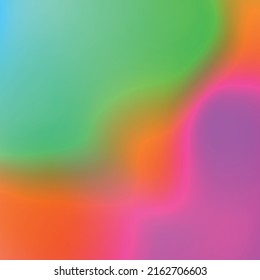 El fondo del arco iris abstracto de moda se desdibujó. Ilustración vectorial de acuarela suave para web, plantilla, afiches, tarjeta, banner. Patrón de malla gradiente de colores pasteles.