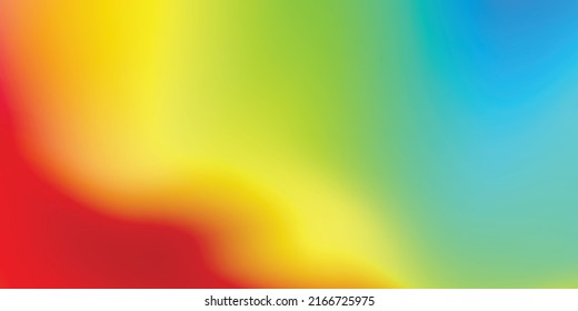 Trendy abstract rainbow blurred background. Smooth watercolor vector illustration for web, template, posters, card, banner. Pastel colors gradient mesh pattern.