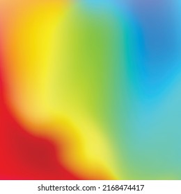 Trendy abstract rainbow blurred background. Smooth watercolor vector illustration for web, template, posters, card, banner. Pastel colors gradient mesh pattern.