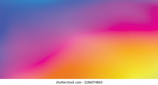 Trendy abstract rainbow blurred background. Smooth watercolor vector illustration for web, template, posters, card, banner. Pastel colors gradient mesh pattern.