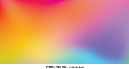 Trendy abstract rainbow blurred background. Smooth watercolor vector illustration for web, template, posters, card, banner. Pastel colors gradient mesh pattern.