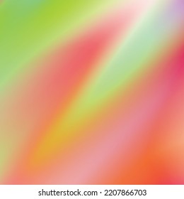 Trendy abstrakter Regenbogen unscharfer Hintergrund. Sanfte Aquarellfarben, Vektorgrafik für Web, Vorlage, Poster, Karte, Banner. Pastellfarben Farbverlauf-Maschenmuster.