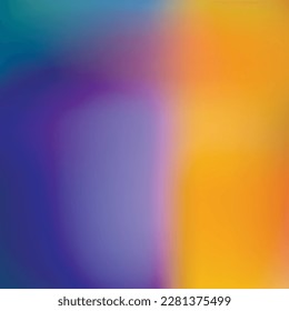 Trendy abstrakter Regenbogen unscharfer Hintergrund. Sanfte Aquarellfarben, Vektorgrafik für Web, Vorlage, Poster, Karte, Banner. Pastellfarben Farbverlauf-Maschenmuster.