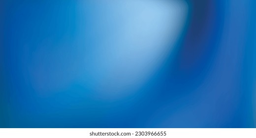 El fondo del arco iris abstracto de moda se desdibujó. Ilustración vectorial de color azul liso para web, plantilla, afiches, tarjeta, banner. Patrón de malla gradiente de colores pasteles.