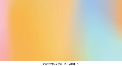 Trendy abstract rainbow blurred background. Smooth watercolor vector illustration for web, template, posters, card, banner. Pastel colors gradient mesh pattern.